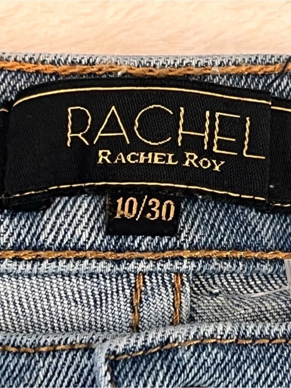 Rachel Roy Distressed High Rise Jeans - Picture 9 of 14
